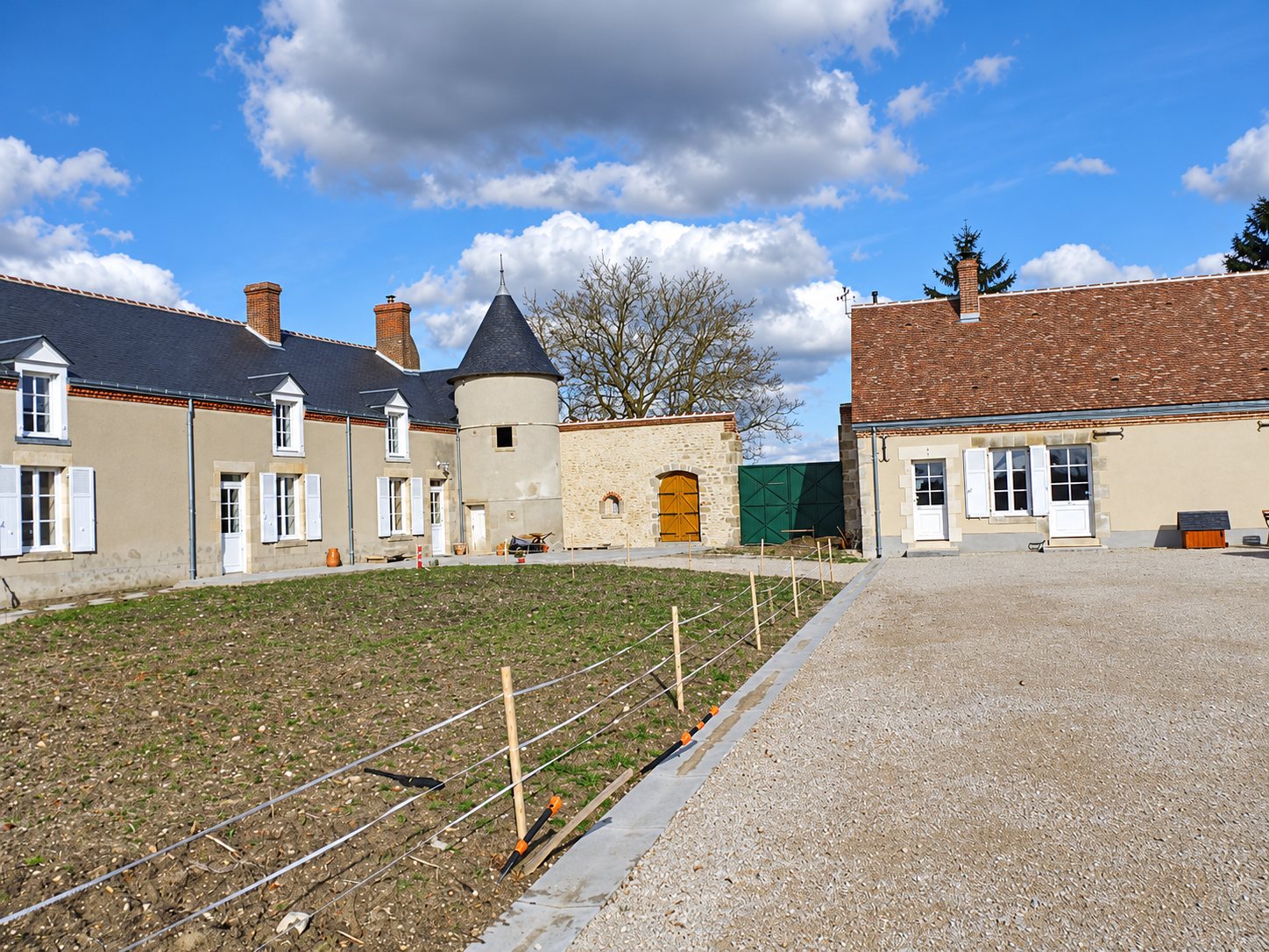 Ferme réhabilitée en chambre d’hôte, réalisation de l’entreprise Courtin