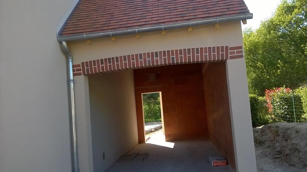 Extension de garage en maçonnerie